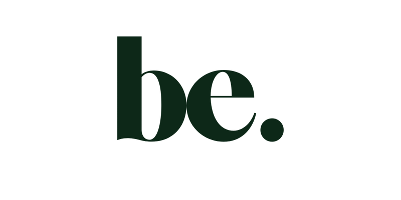 Botanical Elodie logo showing letters b and e 